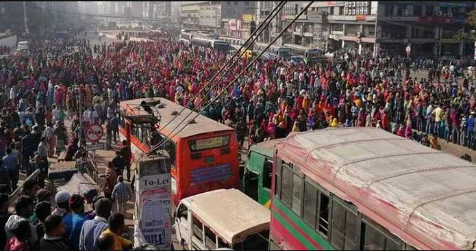 উত্তরায় সড়ক অবরোধ