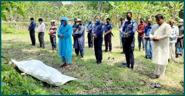 জ্বর-শ্বাসকষ্টে মারা যাওয়া যুবককে গণকবরস্থানে দাফন করল পুলিশ