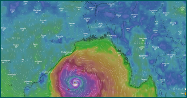 আম্পান নিয়ে নতুন খবরঃ আসতে পারে ৫-১০ মিটার উচ্চতার জলোচ্ছ্বাস