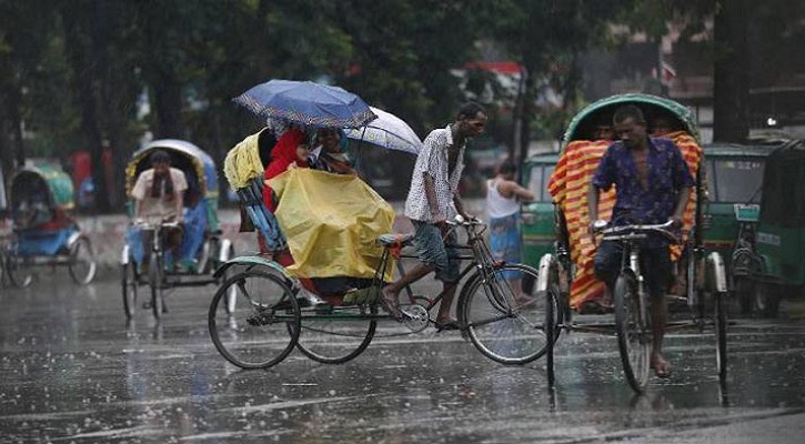 দেশের ১২টি অঞ্চলে আজও ঝড়বৃষ্টির আভাস