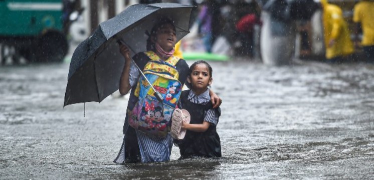 ভারতের বিভিন্ন রাজ্যে ভারী বৃষ্টিপাতের জন্য হলুদ অ্যালার্ট জারি