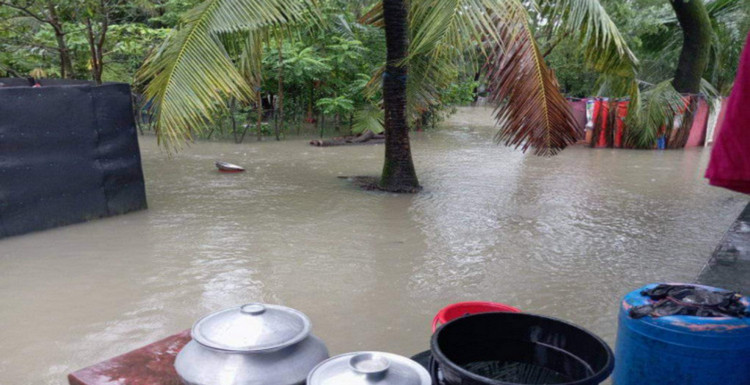 ভয়াবহ বন্যা, নোয়াখালীতে লাখ লাখ মানুষ পানিবন্দি