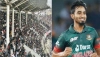 মিরপুরের গ্যালারিতে তানজিম সাকিবের নামে স্লোগানের ঝড়